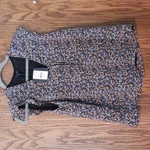 Women's Pleione Lightweight Ruffle Short Sleeve Blouse Top